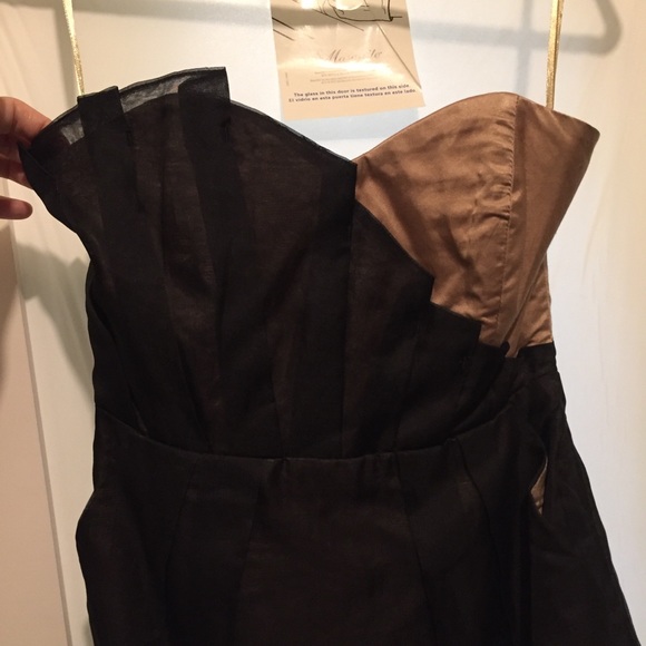 ASOS pleated front pencil dress - size 2 - Picture 2 of 4